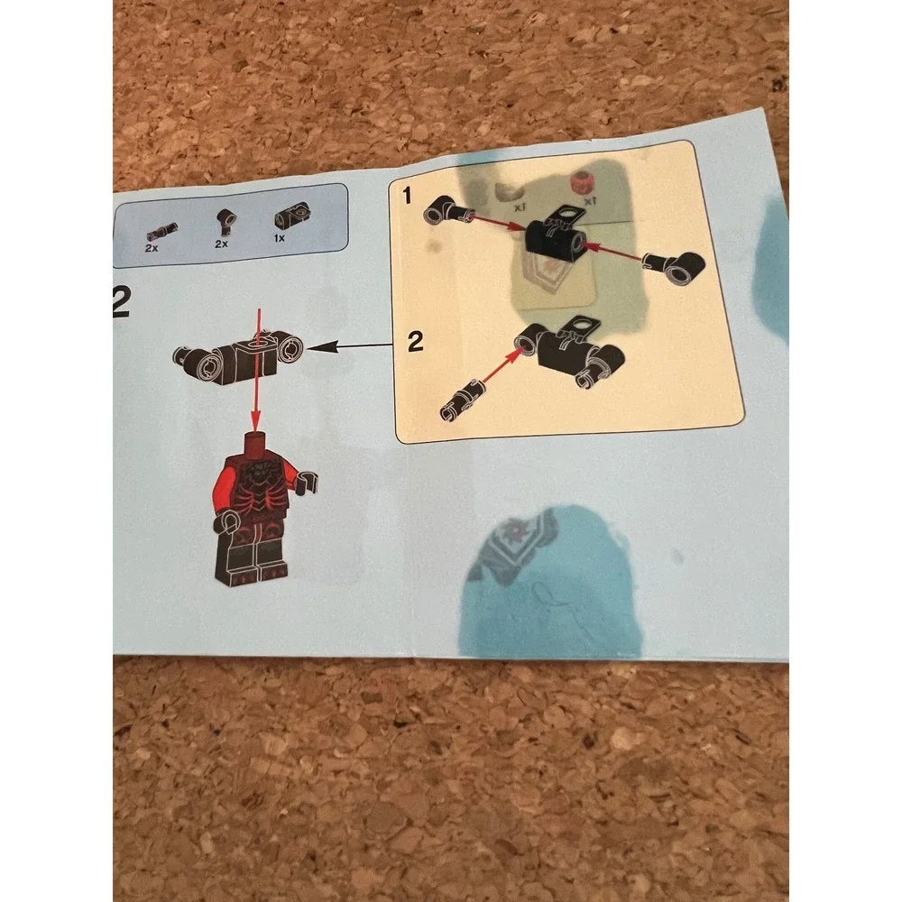 LEGO Nexo‎ Knights 70338 Ultimate Flama Minifigure Set Red Good Condition